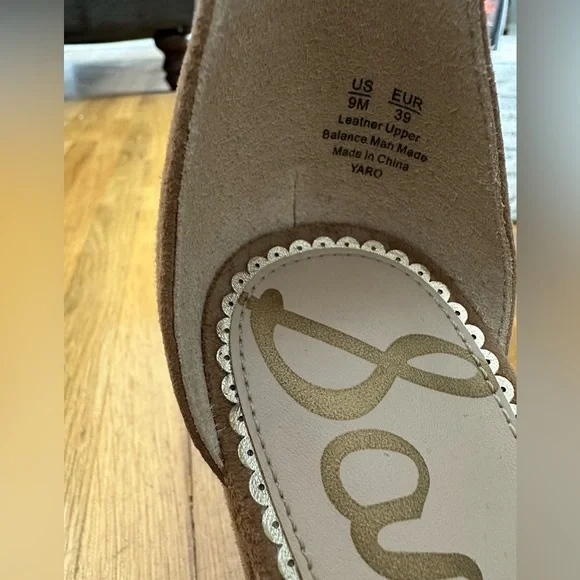 *last chance!!* Sam Edelman | Women’s light brown block heels - Picture 5 of 16